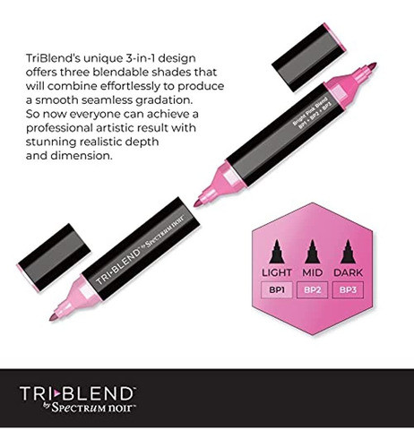 Crafters Companion Spectre Noir Triblend Alcohol 3 Rotulador 1