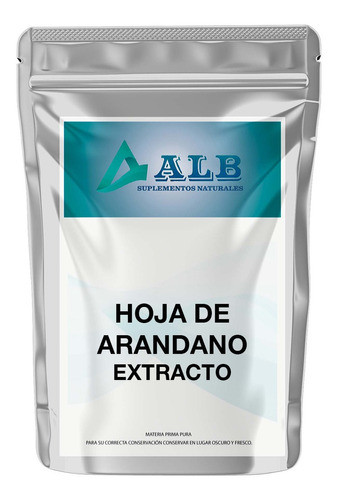 Hoja De Arandano Extracto 500 Gramos Alb 0