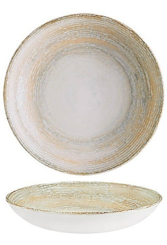 Plato Hondo Sin Ala 23 Cm Porcelana Bonna Patera G 1