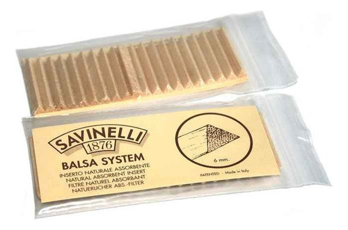 Filtro Para Pipa Savinelli Made In Italy 6 Mm X 20 Unidades 0