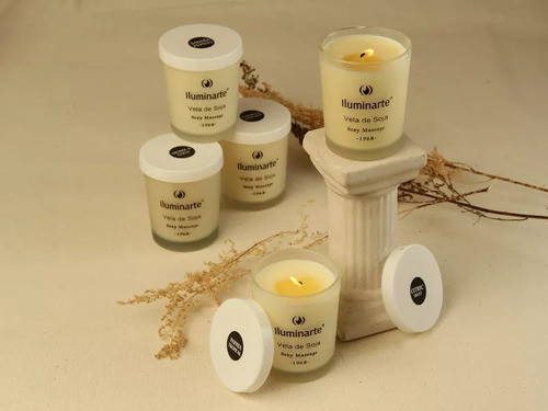 Vela Soja Aromática Candle Glass 7 X 5,7 Cm - Insumos Oeste 1