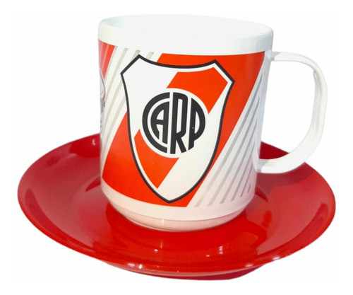 Plato Y Vaso Infantil River Plate Jardín Colonia Regalo 0