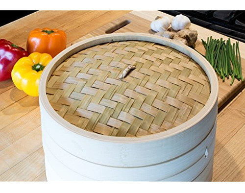 Vaporera De Bambú Para Alimentos Helen Asian Kitchen Con Tap 1