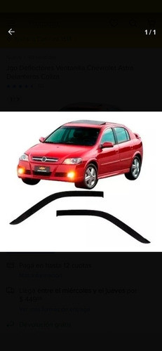Jgo Deflectores Ventanillas Chevrolet Astra Delanteros Adhes 1