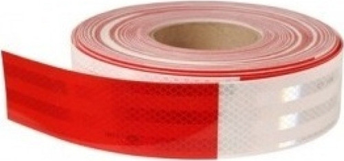 Cinta Reflectiva Blanca Para Vehículos Camiones 5cm X 45mts 1
