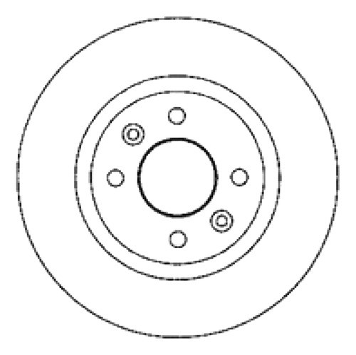 Disco Freno Del (259mm) Renault Clio I 90-95 0