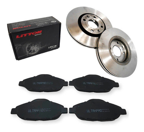 Kit Discos Y Pastillas Citroen C4 Lounge 2012- 1.6 Hdi Dela 0
