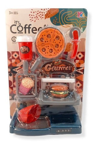 Juego De Comidas Gourmet Set Pizza Y Hamburguesa 1