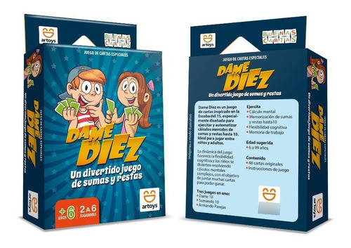 Juego De Cartas Especiales Artoys Dame Diez Coleccionables 1