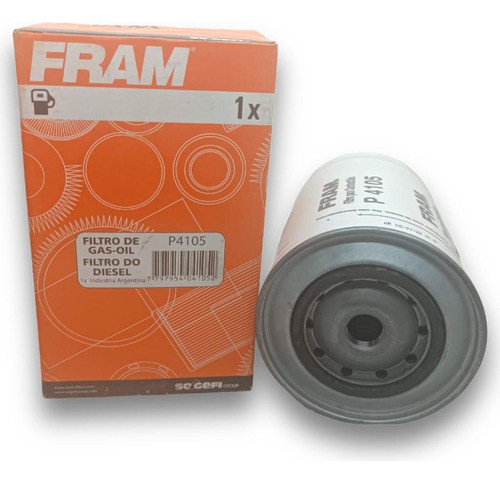 Fram P4105 Filtro Gas Oil Compatible Fiat 619 Iveco Allis 1