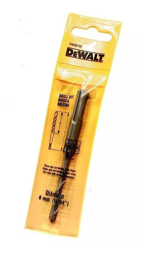 Mecha Widia Broca Sds-plus Ø6mm 110mm Dw00702 Dewalt 0