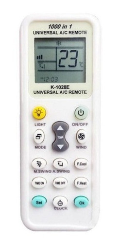 Control Remoto Universal Aire Acondicionado Con Linterna 0