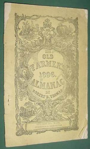Almanaque Calendario Publicidad Año 1896 Robert Thomas Farme 0