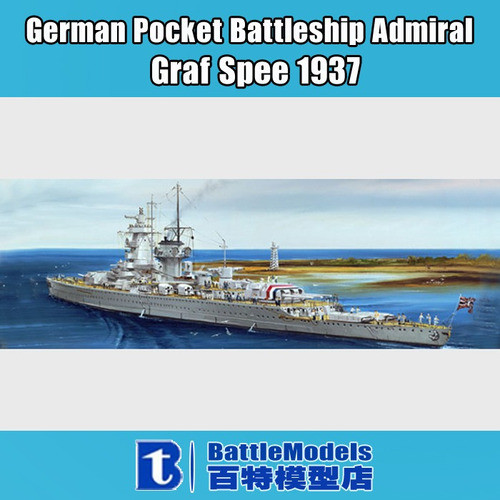 Trumpeter Acorazado Aleman Admiral Graf Spee 1937 1/700 1