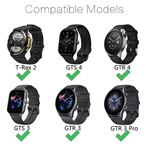 2 Cargadores Compatible Para Amazfit T-rex 2/gts 4/gtr 4 Usb 1