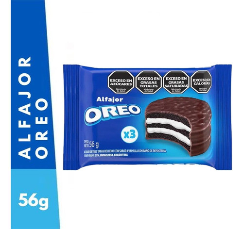Alfajor Oreo Triple 56g X 3 Unidades 1