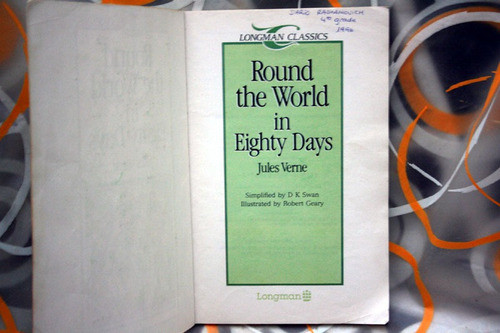 Round The World In Eighty Days, Jules Verne (en Inglés) Long 1