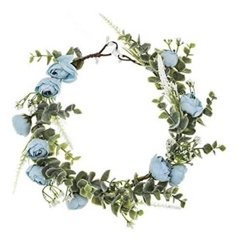 Caida Floral Aliento De Bebe Artificial Flor Halo Corona D 1