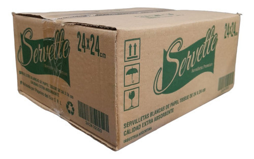 Servilleta Servette Blanca 24x24 0