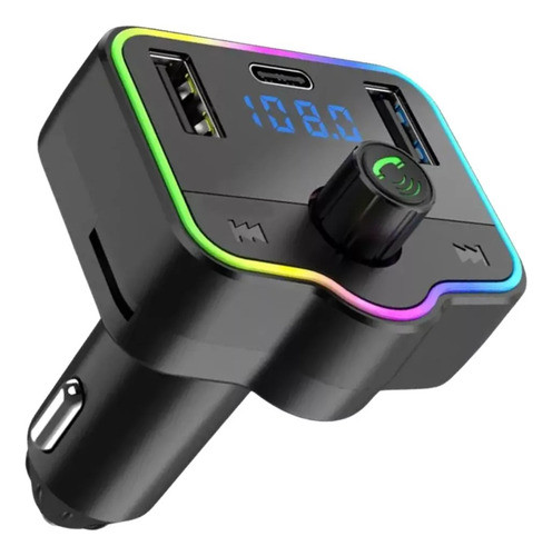 Reproductor Transmisor Inalámbrico Bluetooth Auto Cargador 0