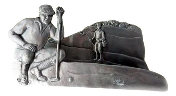 Tarjetero De Escritorio, Cartas Peltre Sellado Golf P/regalo 0 Tarjetero De Escritorio, Cartas Peltre Sellado Golf P/regalo 0