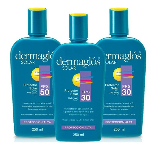 Dermaglos Solar Factor 50 Y Factor 30 X 250 Grs 0