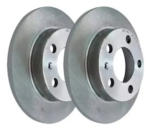 Kit X2 Discos Traseros P/ Vw Nivus T-cross Polo Virtus 0