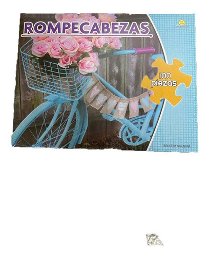 Rompecabezas 100p Bici Vintage Juego Infantil Rodeca 091y 0