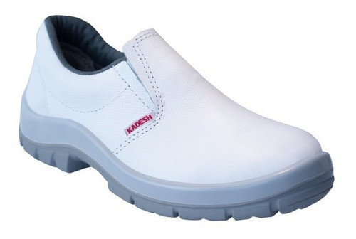 Zapato Premium Elastico Pu Bid Puntera Acero Blanco N°37 1