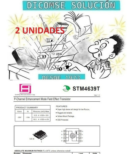 Stm4639 Sop8 X 2 Unidades 0