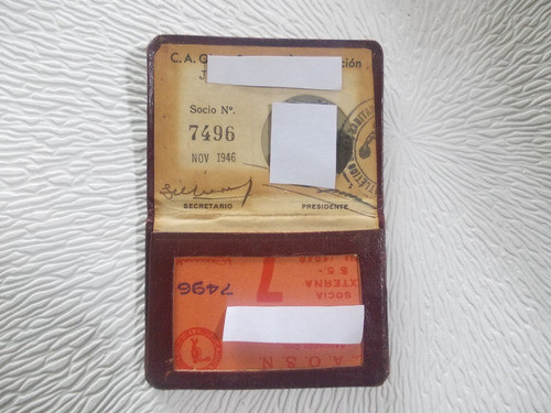 4402- Carnet Obras Sanitarias Nacion 1946 1