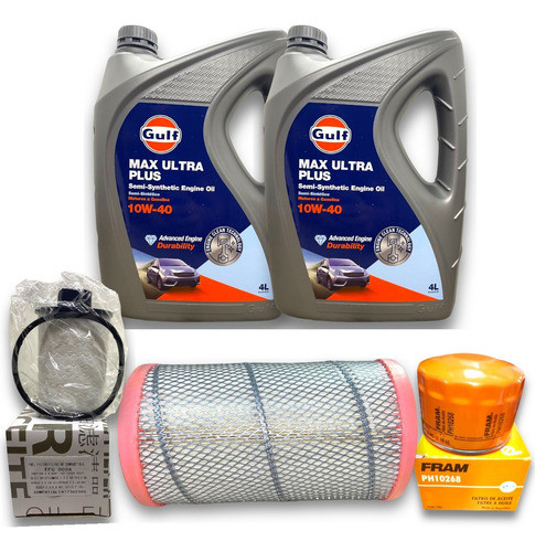 Kit 8l Aceite 10w40 Y 3 Filtros Ducato Boxer Jumper 2.3 Jtd 0