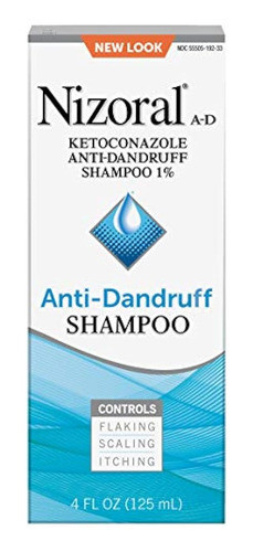 Champú Anticaspa Nizoral Ad, Fresco, 4 Onzas Líquidas 1