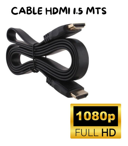 Cable Hdmi 1 Metro V1.4 Smart Tv Pc Ps3 Ps4 Proyector 4932m4 1