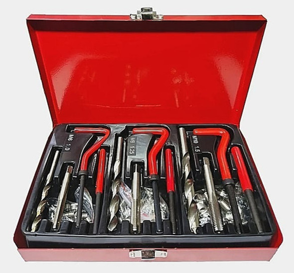 Kit Reparador Roscas Insertos Machos Mechas De 88 Pz Guiller 0