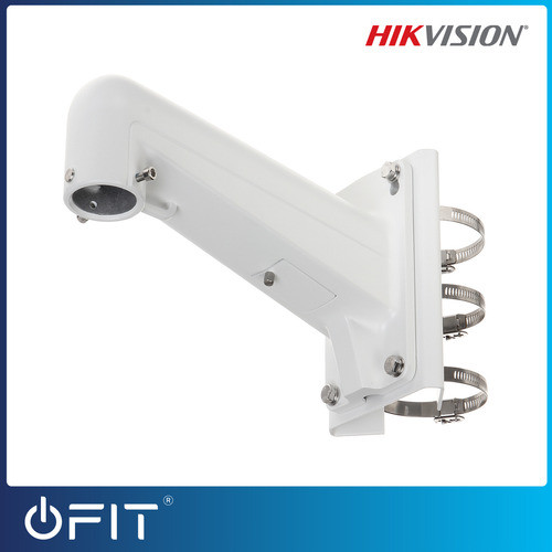 Soporte De Columna Hikvision Pole Para Domos Ptz 5'' Ir 1