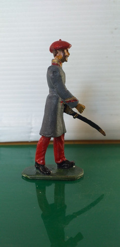 Oficial Carlista Vasco-plomo-aitor- 54mm-marca Grabada 0