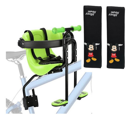 Sillita Infantil Bicicleta Aro Seguridad Con Cubre Cinturon 0