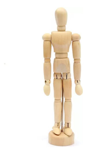 Maniquie Muñeco Articulado De Madera De 30 Cm 0