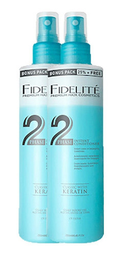 Desenredante Instantáneo Bi-fase - Fidelite - 250 Ml - X2 0