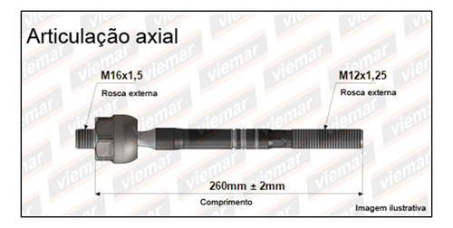 Puntero De Cremallera Nissan Sentra B13/14 267mm 1