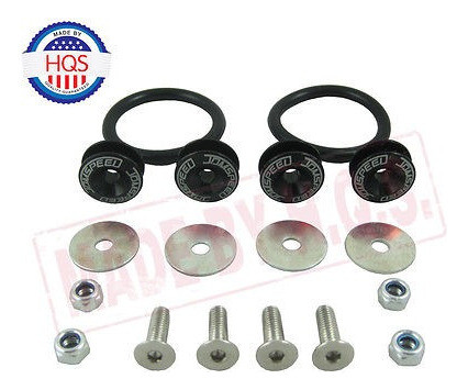 Kit Cnc Universal Negro Tronco Parachoques Portilla Sujetado 1