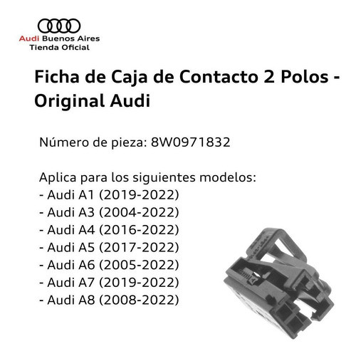 Ficha De Caja De Contacto 2 Polos Audi Q3 2012 Al 2021 1