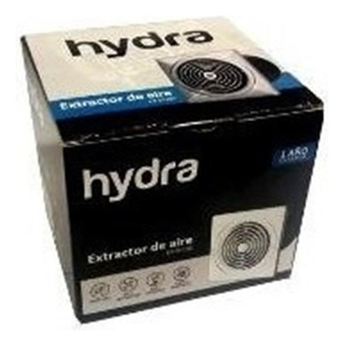 Extractor De Aire Baño Cocina Hydra 6 | 15cm Pared O Vidrio- 1