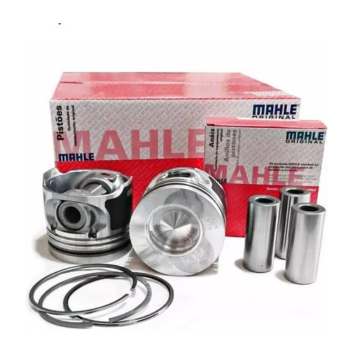 Pistones Con Aros X4 / Mahle / Vw 1.6l (..97)(81,00) 0