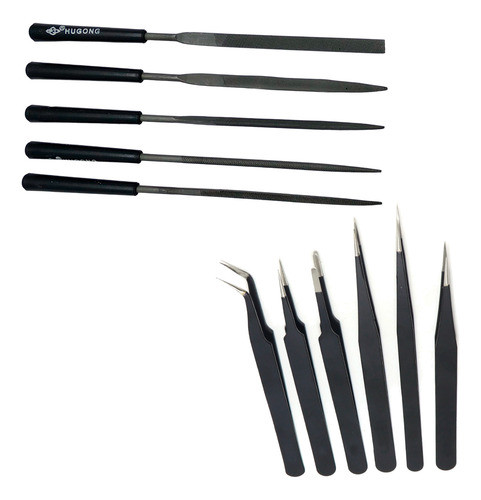 Kit Herramientas Para Maquetas Limas Acero Base De Corte 0