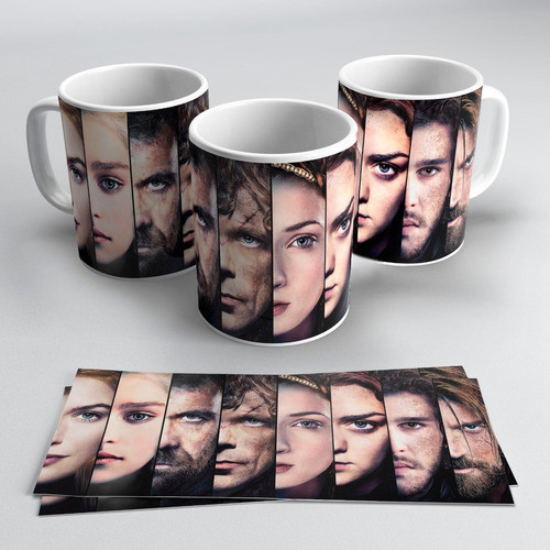 Taza Plastica Sublimada Serie Games Of Thrones Juego De #187 0