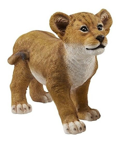 Diseño Toscano Qm28728 León Cachorro Del Sahara Estatuas De 0