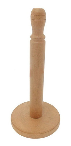 Porta Rollo Vertical De Mesa Madera Torneado 0