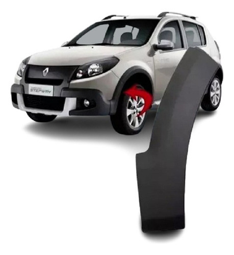 Sandero Stepway 2011 2013 Fender Paragolp Delantero Izquierd 0